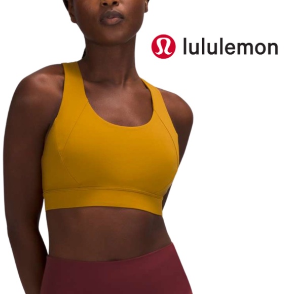 Lululemon Free To Be Elevated Bra *Light Support, DD/E Cup Gold Spice - Size 8 - Picture 1 of 7